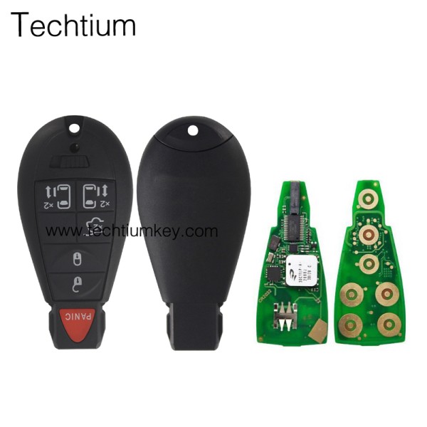 433Mhz ID46&7953 Chip FCC:5026591AK IYZ-C01C/M3N5WY783X keyless 5+1 button remote key for Chrylser,Jeep,Dodge